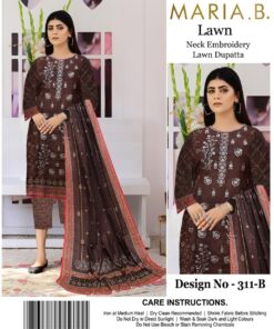 MARIA.B lawn | Unstitched Collection 3 Pieces Casual Wear